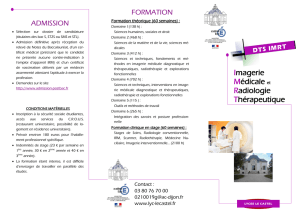 Imagerie Médicale et Radiologie Thérapeutique