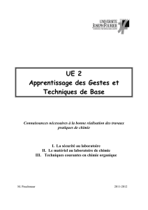 UE 2 Apprentissage des Gestes et Techniques de Base