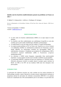 Les cibles BMR actuelles - Société Française des Infirmier(e)s