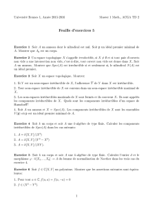 Feuille d`exercices 5
