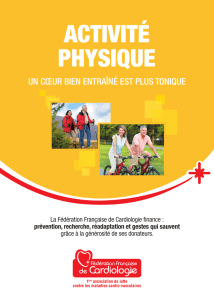 ACTIVITÉ PHYSIQUE - Fédération Française de Cardiologie