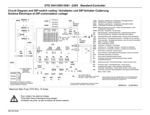 DTS 3541/3561/3581 –230V Standard