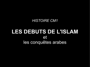 LES DEBUTS DE L`ISLAM