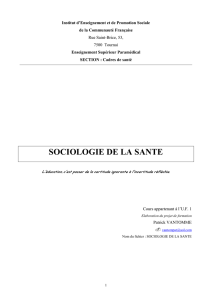 sociologie de la sante