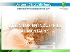 Semestre 1 Matière - L`Université Libre de Tunis