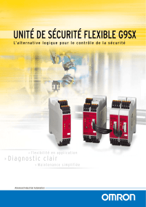 unité de sécurité flexible g9sx