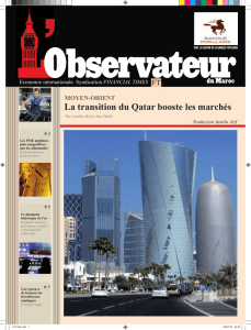 MOYEN-ORIENT La transition du Qatar booste les marchés