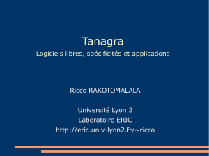Tanagra - laboratoire ERIC