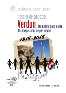 DP - Verdun, des chants pour le dire, des images pour ne pas oublier