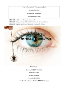 hypnose et chirurgie