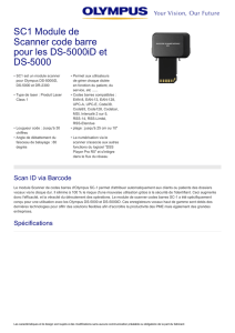 SC1 Module de Scanner code barre pour les DS‑5000iD et DS‑5000