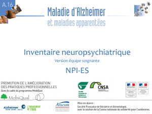 Inventaire neuropsychiatrique NPI-ES