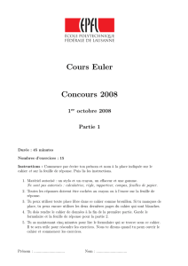 Cours Euler Concours 2008