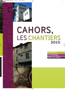 chantiers 2010 - Mairie de Cahors