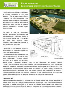 Le complexe sportif de l`Île-des-Vannes - La ville de Saint-Ouen