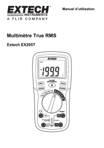 Multimètre True RMS