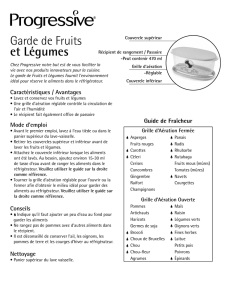 Garde de Fruits et Légumes
