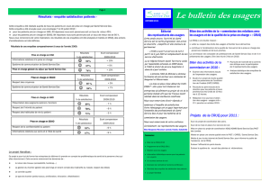 bulletin usagers info