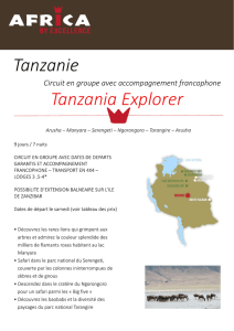 Tanzanie Tanzania Explorer - Africa-by