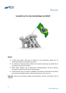 Le point sur la crise économique au Brésil