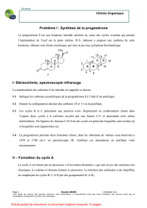 Synthèse de la progestérone (CCP 2002)