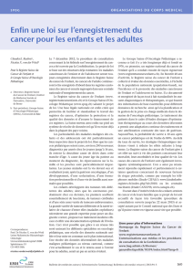 PDF-Document - Registre Suisse du Cancer de l`Enfant