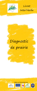 Diagnostic de prairie - Fourrages