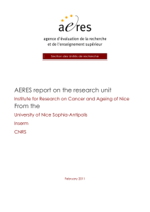 Institute for Research on Cancer and Ageing of Nice