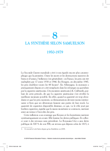 LA SyntHèSe SeLon SAMueLSon 1950-1979