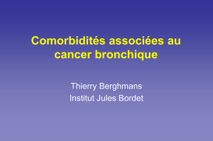 Comorbidités associées au cancer bronchique