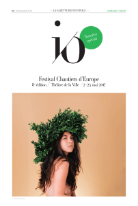 Festival Chantiers d`Europe - European Festivals Association