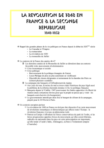la révolution de 1848 en France et la Iseconde République - Carto-GH