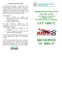 la prevention du sida