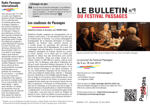 Bulletin du 12 mai 2013