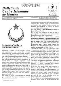 Bulletin n°33 - Centre Islamique de Genève