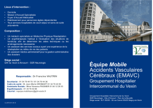 Équipe Mobile Accidents Vasculaires Cérébraux (EMAVC)