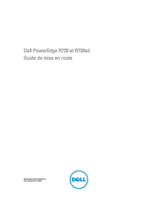 Dell PowerEdge R720 et R720xd Guide de mise en route