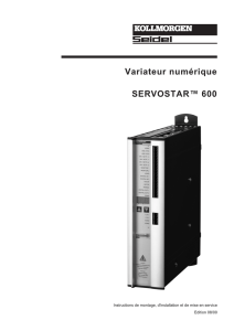 Variateur numérique SERVOSTAR™ 600