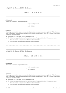 Spé B - St Joseph/ICAM Toulouse ⋆ - Math. - CB