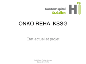 Onko Reha KSSG - Ligue suisse contre le cancer