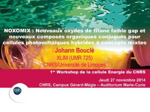 noxomix - Les pages web de la cellule Energie du CNRS