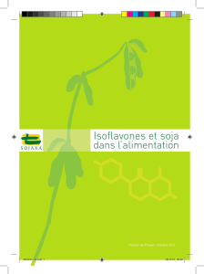 Isoflavones et soja