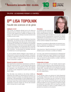 Dre Lisa TopoLnik - Université Laval
