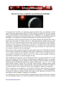 Découverte d`une exoplanète potentiellement - Infos