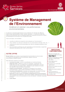 Système de Management de l`Environnement