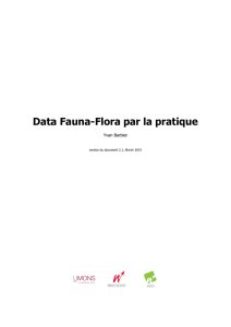 Data Fauna-Flora par la pratique