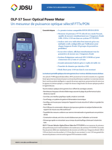 OLP-57 SMART Optical Power Meter Un mesureur de
