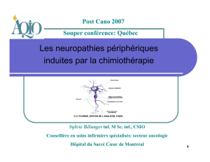 Neuropathies périphériques Post CANO Qc \(AQIO\)