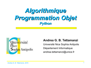 Algorithmes - Université Nice Sophia Antipolis