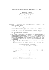 Solution d`examen d`algèbre trois: SMA-SMI( SN)